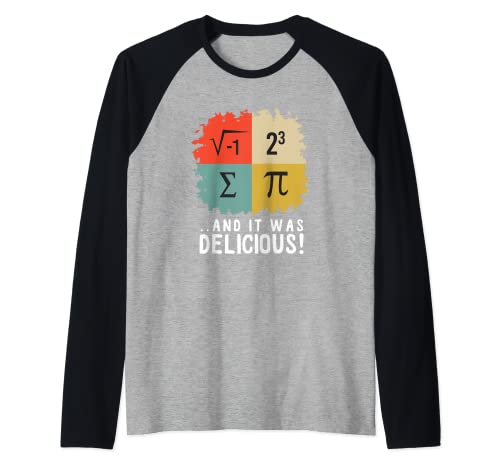 Math Funny Algebra Equation I Love Mathematics Maglia con Maniche Raglan