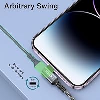 GIANAC 100W USB C auf USB C Kabel 15CM, Schnellladekabel USB C Kabel Winkel – Ansicht 6