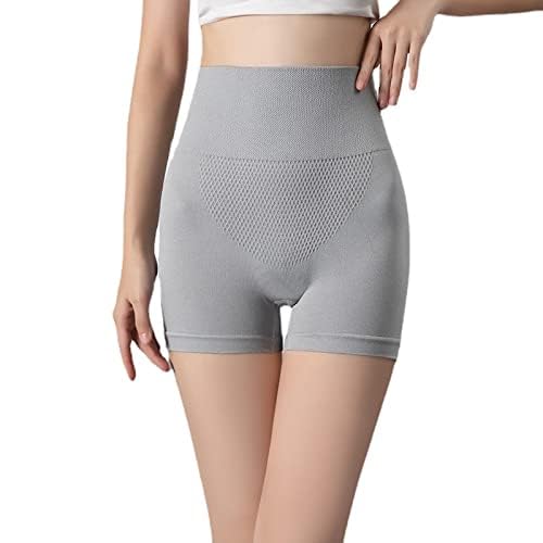 High Waist Tummy Control Shapewear Shorts, Seamless Body Shaper, Nude-image-34
