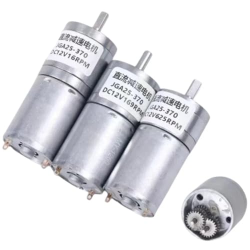Motoréducteur DC 24V JGA25-370 avec engrenage métallique à couple élevé