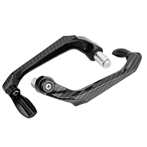 Protector de Freno de Manillar de Motocicleta, 7/8 Pulgadas Universal de aleación de Aluminio Protectores de Palanca Protector de Mano Proguard para Motos Scooters Coches eléctrico (Negro)