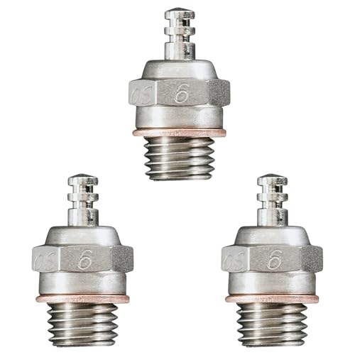 Bujías incandescentes OS A3 No.6 filamento de alta resistencia mecánica para motor RC nitro