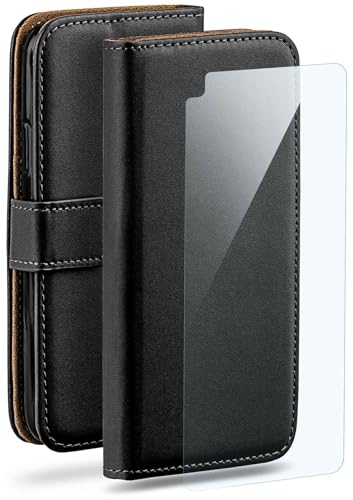 Housse haut de gamme OnePlus 8 moex noire avec film écran