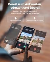 Reolink Video Doorbell, 2K Akku Türklingel mit Cam, 1:1 Kopf-bis-Fuß-Sicht – Ansicht 4