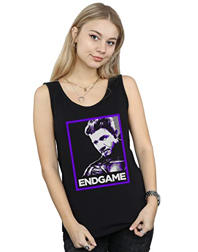 Marvel Women's Avengers Endgame Hawkeye Poster Vest Black Small