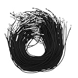 Construction robuste : cette corde élastique pour masques aux déchirures et à l'effilochage, offrant des performances pour une utilisation répétée, cordon élastique pour chapeau, cordes élastiques pour chapeaux