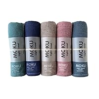 MOKU・5枚・B（ブルーグリーン・ネイビー・グレー・ピンク・ターコイズ