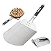 KALREDE Pizza Peel - Pizza Spatula Stainless Steel with Foldable Handle - Pizza Paddle for Baking Homemade Pizza and Bread - Oven or Grill Use (12(L) x 9.8(W) inches)
