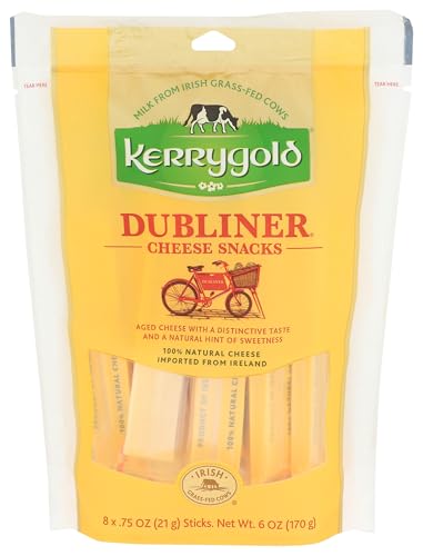 Kerrygold Grass-fed Dubliner Irish Cheese Sticks, 6 OZ