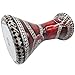 The 18 '' Sombaty Horizon Zaza Percussion Egyptian Style Darbuka With 9'' Drum Head (Red Smoke -9'')