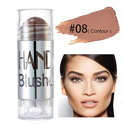 Meicoly Multi Stick Trio,Cream Blush Stick For Cheeks & Lips,Highlight Contour Stick,Face Highlighter Waterproof Glow Stick,Subtle Shimmer Cream Pen Chubby 3D Brighten Makeup,3Pcs Set #TOP3