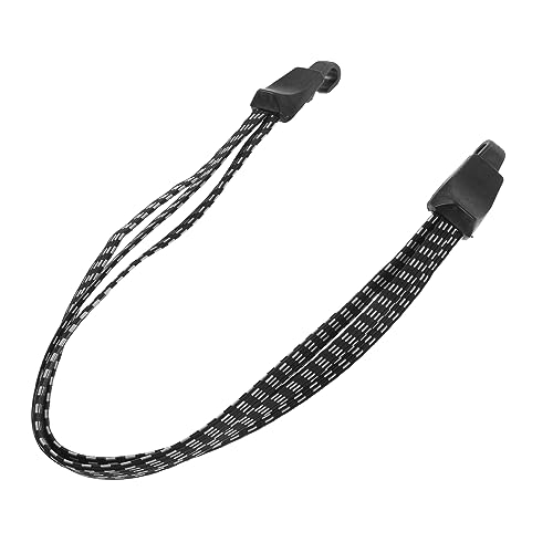 PRETYZOOM 2 Peças De Cabos De Rv Para Acampamento Acessórios Para Barraca Prendedor Preto Com Alças