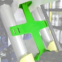 JFG RACING Salva Forcella per Moto, Universale, Stabile, con 2 Chiusure in Hook&Loop, per Pit Dirt Bike, Enduro, Motocross, Supermoto, Colore Verde