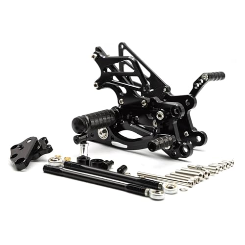 Repose-pieds arrière moto CBR600RR avec grip antidérapant usiné par commande CNC - 5