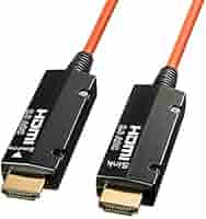 Amazon | サンワサプライ HDMI2.0 光ファイバケーブル 10m KM