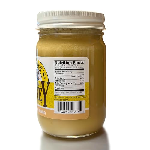Miel cremosa batida pura con nueces 16 oz miniatura 2