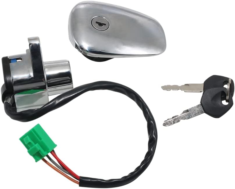 Ignition Switch Gas Cap for Suzuki VS400 VS600 VS700 VS750 VS800 VS1400 Intruder 400 600 700 750 800 1400 for Suzuki VS800 Boulevard S50, VS1400 Boulevard S83 Ignition Switch Gas Cap