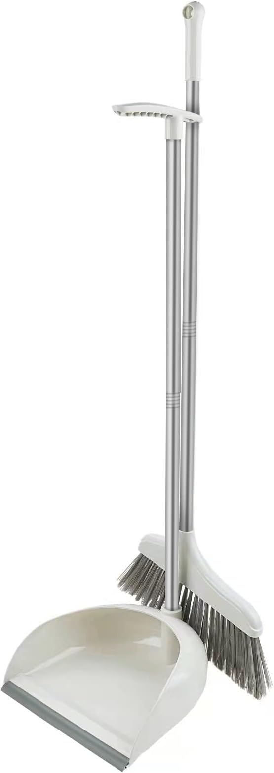 Addis Long Handle Dustpan & Broom Metallic, Silver Amazon.co.uk Grocery