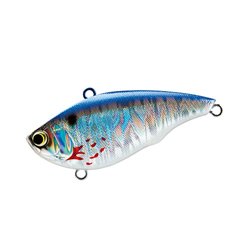 Yo-Zuri R1159-MBSH Rattl'N Vibe Sinking Lure, Metallic Bleeding Shad, 55mm 2-1/8