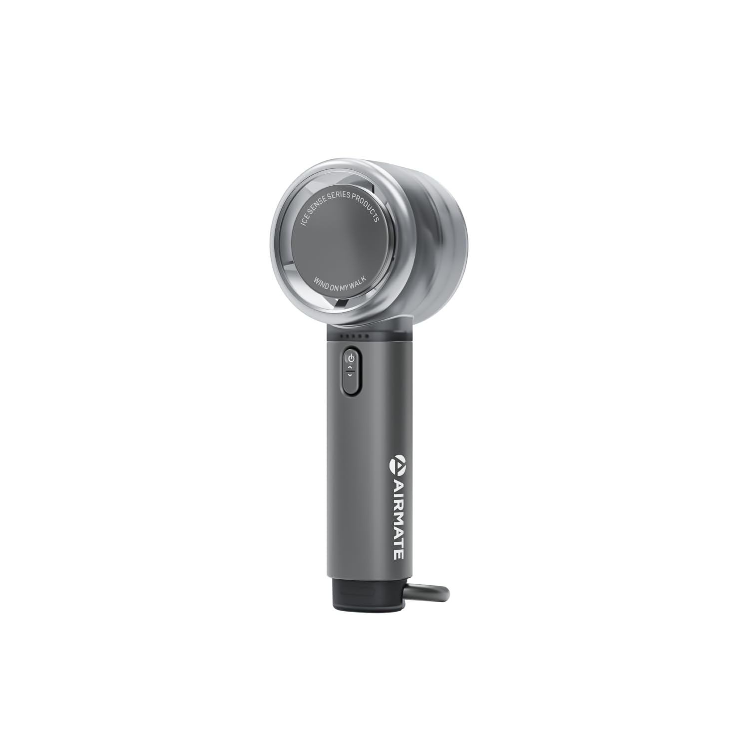 AIRMATE Ventilatore portatile portatile, 5 velocità del vento regolabili, batteria ricaricabile da 3000 mAh, motore durevole, vento super potente da 13000 giri/min, mini ventilatore portatile turbo