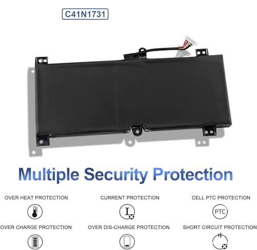 Image of WeFly C41N1731 Laptop Battery Replacement for Asus ROG Strix Scar II GL504 GL504GW GL504GS GL504GM GL504GV G515 G515GV G515GW G715GV G715GW GL504GW-DS74 Series C41PNC5 4CIP5 /70 /81 15.4V 66Wh