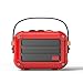 Produktbild Bluetooth Lautsprecher Musikbox, Divoom Macchiato Tragbarer Lautsprecher mit Mikrofon und Stereo Sound, Bluetooth 5.0, 6W Output mit FM Radio, Kompatibel mit IOS und Android (rot)