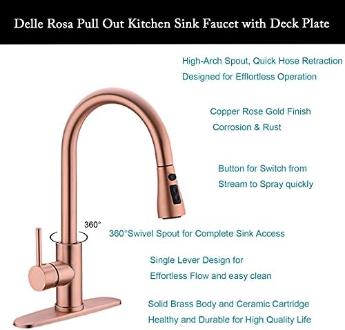 Rose Gold Kitchen Faucet Review: Stylish Functional Pick