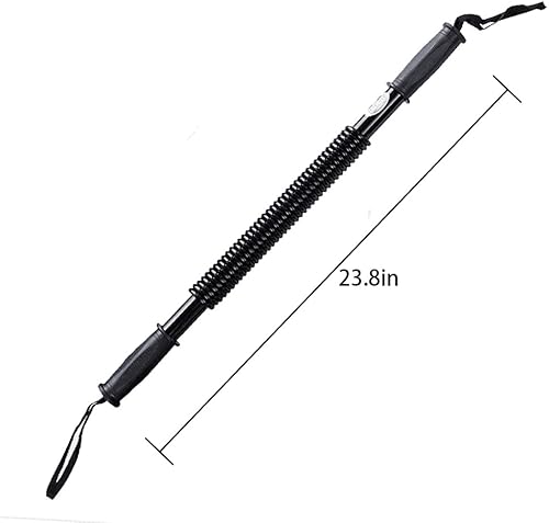 Miniatura 4 de Boshen Barra giratoria de potencia para entrenamiento de fuerza superior del cuerpo, entrenamiento de fuerza resistente, 44 libras66 libras88