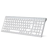 iClever Tastiera Bluetooth Wireless Ricaricabile, Italiano QWERTY, Argento