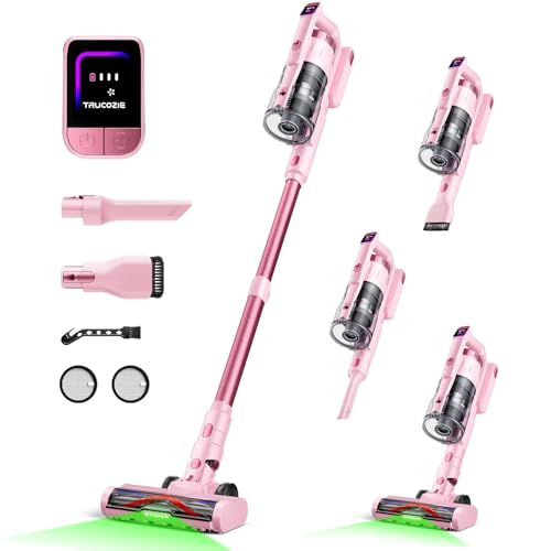 Trucozie Cordless Stick Vacuum 60Kpa 70min LED Pet Hair