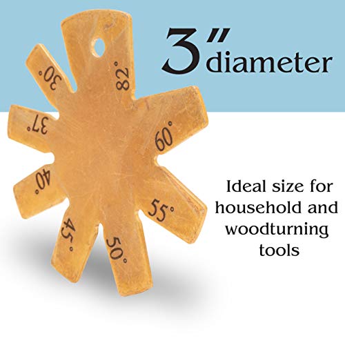 Savannah 7574 Steel Angle/Bevel Gauge For Wood Turning Tools And General Workshop Tool Angle Checking thumb #1