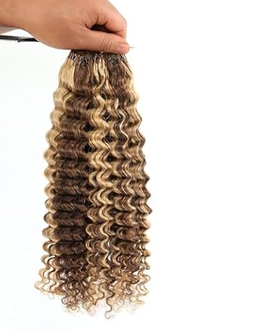TOPUNIQUE Deep Wave Crochet Human Hair, 18 Inch 5PCS 150g, #P4/27 — $97.49 (25% off)