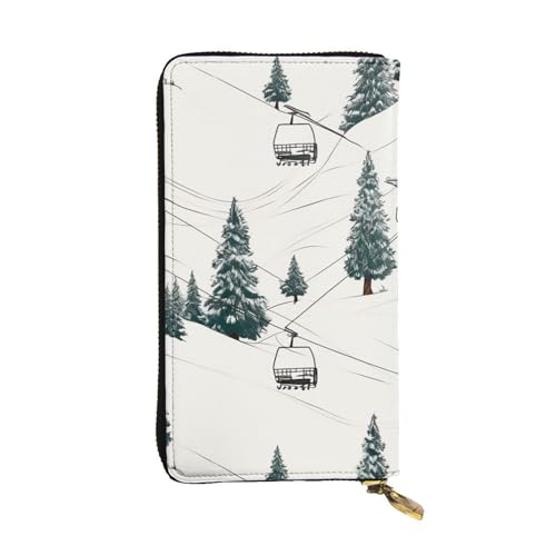 Portefeuille ultra fin mixte avec porte-cartes de crédit et fermeture éclair zippée