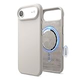 Immagine di elago Cover Magnetica in Silicone Liquido per iPhone Air (6,5'') – Compatibile con MagSafe, Antiurto, Sottile, Finitura Soft-Touch (Pietra)