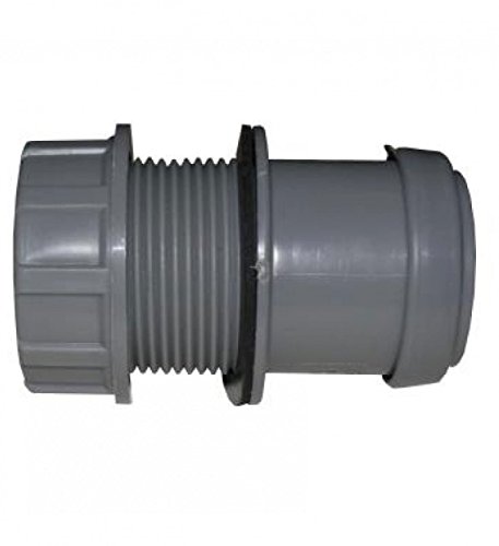 Preisvergleich Produktbild floplaststeckanschluss für Abflussrohr 40 mm grau für PushFit Waste Tank Anschluss