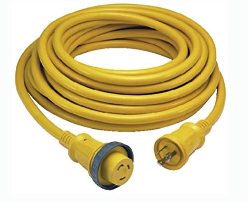 New 30a 125v Cable Set with Led hubbell Hbl61cm08led Length 50' Yellow