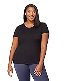 32 DEGREES Women Cool Scoop Tee, Black, Medium