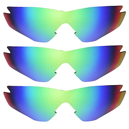 Verres polarisés Oakleys M2 pour le cyclisme et le running lot de 3 vert unique