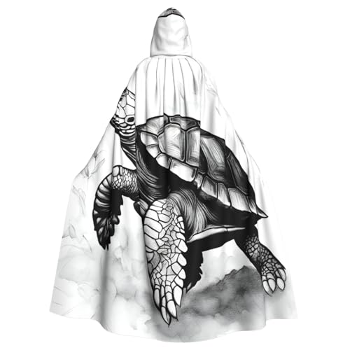 Cape tortue à capuche cadeau original pour passionné de cosplay et carnaval
