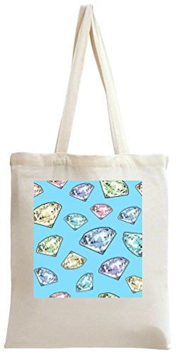 Diamonds Print Tote Bag
