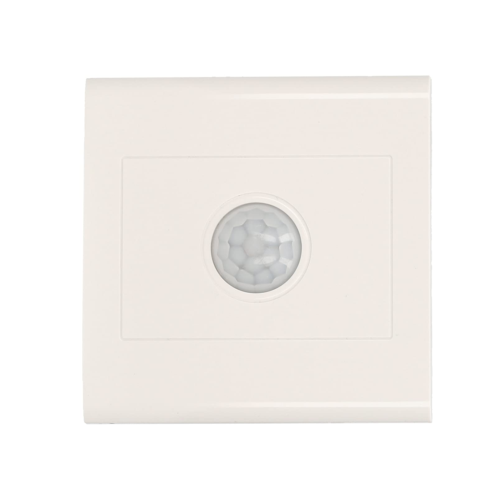 DURAGSMotion Sensor Switch, PIR Sensor Light Switch Live Line in/out Motion Activated LED Light Switch Auto Control Lamp Wall Switches Smart Body Induction Detector (AC 220V, White)