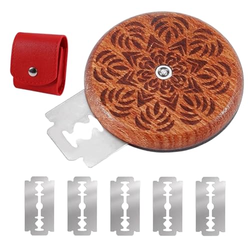 Set Di Coltelli Da Panettiere - Coltello Per Impastare Rotondo In Legno | Set Di Coltelli Per Impastare Con Lama Da Panettiere - Per Tagliare Con Precisione Il Pane A Lievitazione Naturale In Cucina,