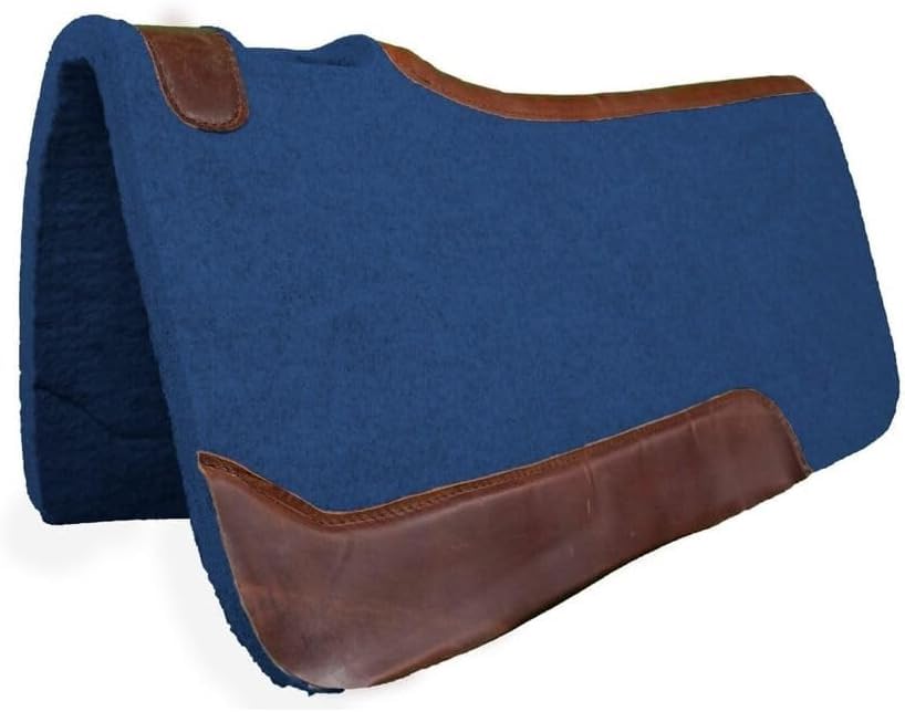 Western horse Felt Sottosella/sottosella sagomato in feltro di lana di alta qualità nelle misure 81,28 x 81,28 cm e 76,2 x 76,2 cm A12 (81,28 x 81,28 cm)
