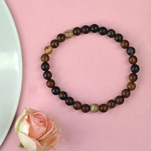 Image of Reiki Crystal Products Natural Crystal Stone Bracelet 6 mm Round Beads for Men & Women | Gemstone Jewellery Bracelet | Reiki Charged | Multiple Stone Variants Available