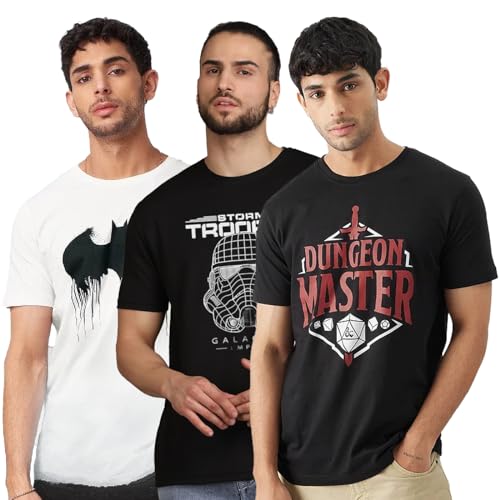 Image of INKKR Men's Solid Regular Fit T-Shirt