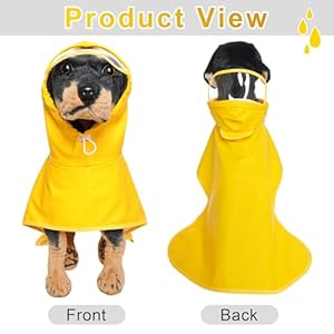Dog Raincoat Waterproof Dog Rain Coat Jacket Adjustable Pet Raincoat Jacket with Hood for Dogyellow 7xl  Cucciolini Doodles Dog raincoat waterproof dog rain coat jacket adjustable pet raincoat jacket with hood for dogyellow 7xl   cucciolini doodles