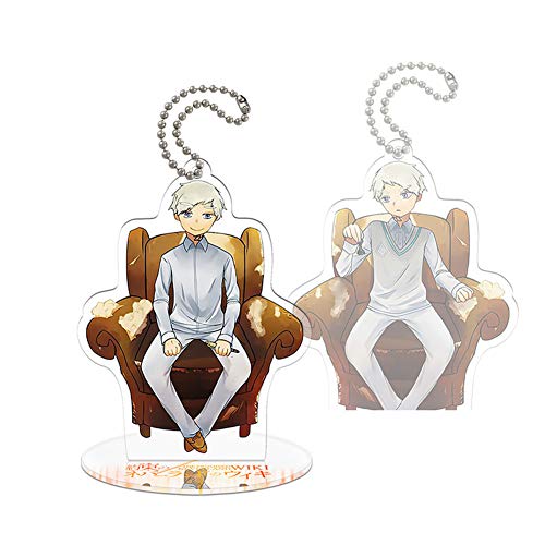 Preisvergleich Produktbild SGOT The Promised Neverland Schlüsselanhänger, Anime Keychain Anhänger, Acryl Transparent Anhänger( H06)