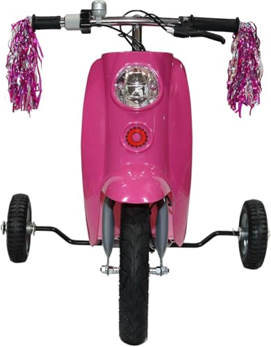 Image of Hardline Products USA Wheels for Tots Training Wheels for Razor Pocket Mod Scooter fits Sweet Pea, Euro, Bellezza, Petite, Betty, Sweet Pee, Vapor, Chrissy, Bistro, Kiki, Hot Mod & Lightshow