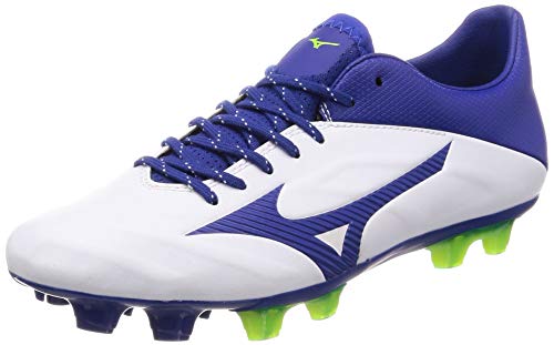 サッカースパイク レビュラ 2 V2 SL ホワイト×ブルー×イエロー 24.5 cm 2E