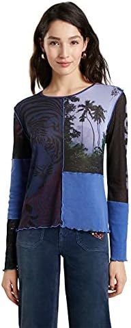 Desigual Womens Knit T-Shirt Long Sleeve